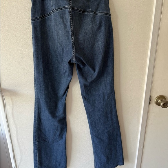 Free People Indigo Lace-Up Flare Jeans - Picture 6 of 10